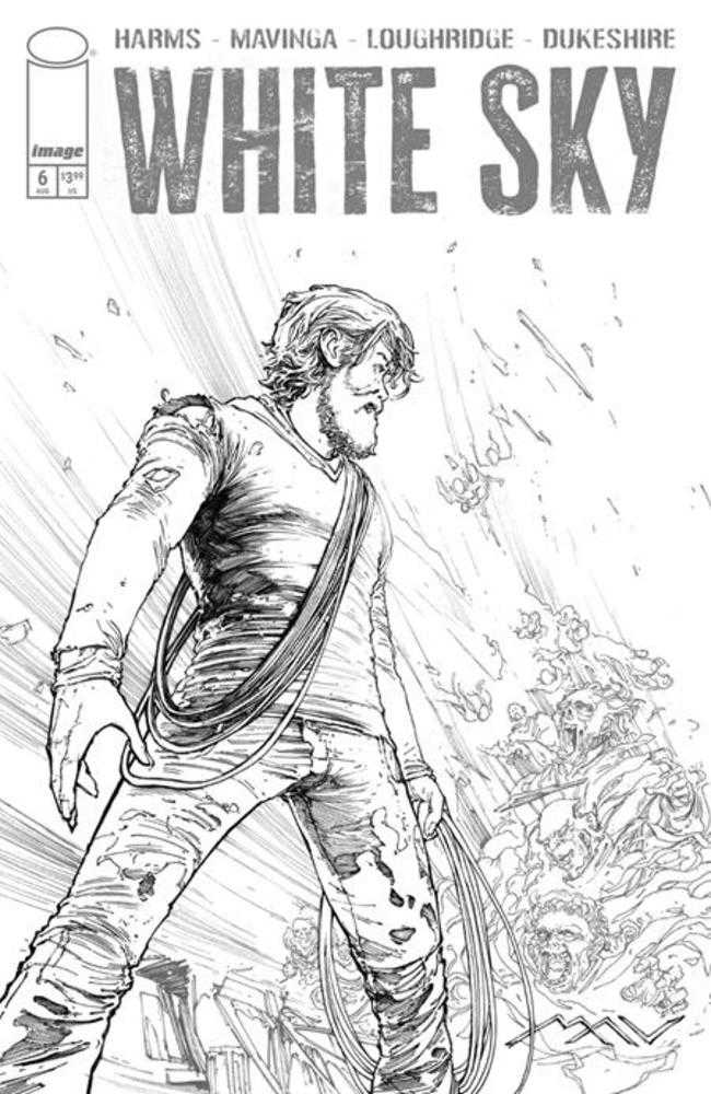 White Sky #6 Cover C Jp Mavinga Black & White Variant (Mature)