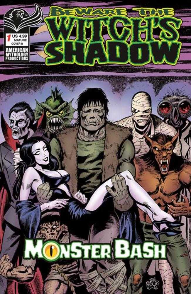 Beware The Witchs Shadow Monster Bash #1 Cover B Dan Parsons Variant (Mature)