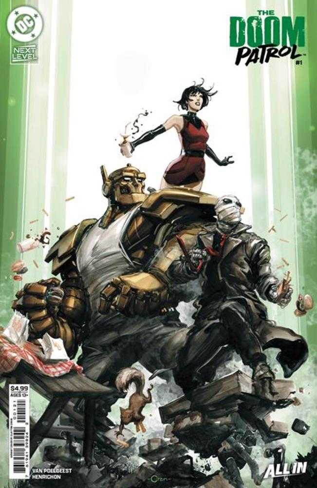Doom Patrol #1 Cover B Clayton Crain Card Stock Variant