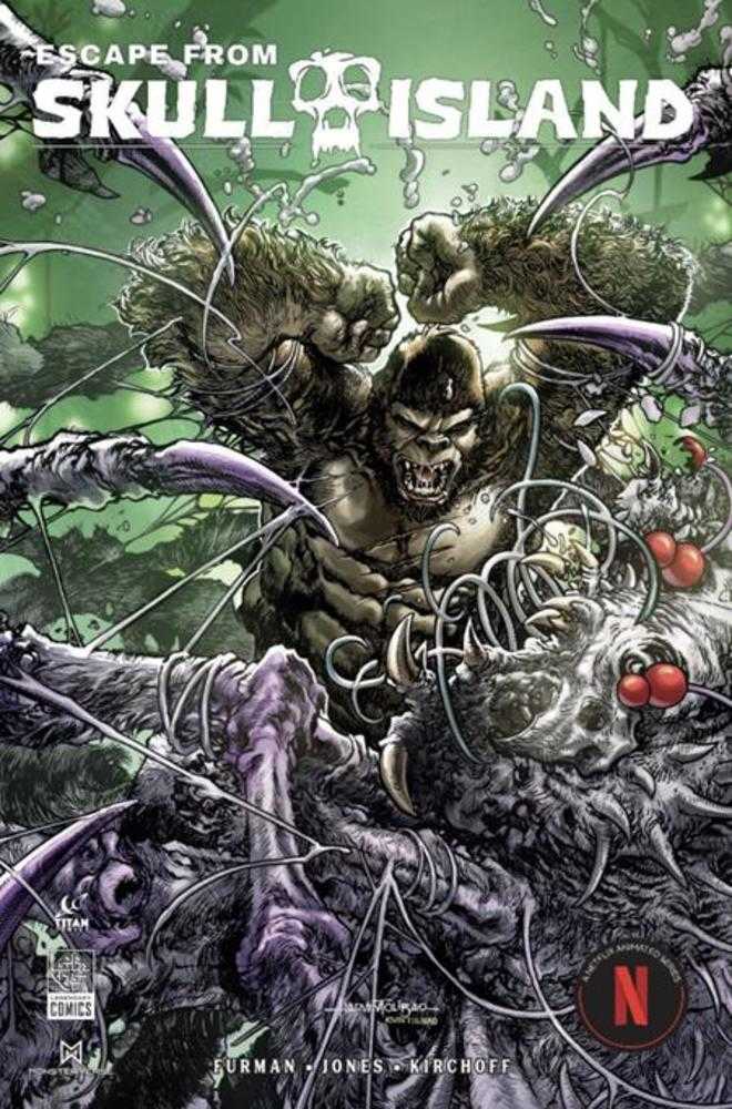 Escape From Skull Island TPB Direct Market Edition Harvey Tolibao Cover