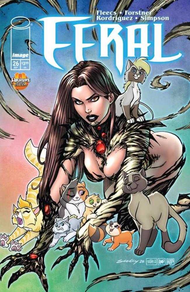 Feral #26 Cover D Trish Forstner & Tim Seeley Witchblade Team Up Variant