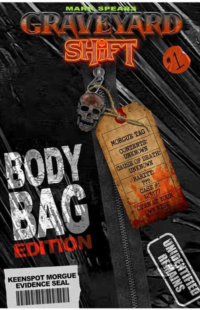 Mark Spears Graveyard Shift #1 Cover D Mark Spears Body Bag Edition Blind Bag With Bonus Trading Card Variant