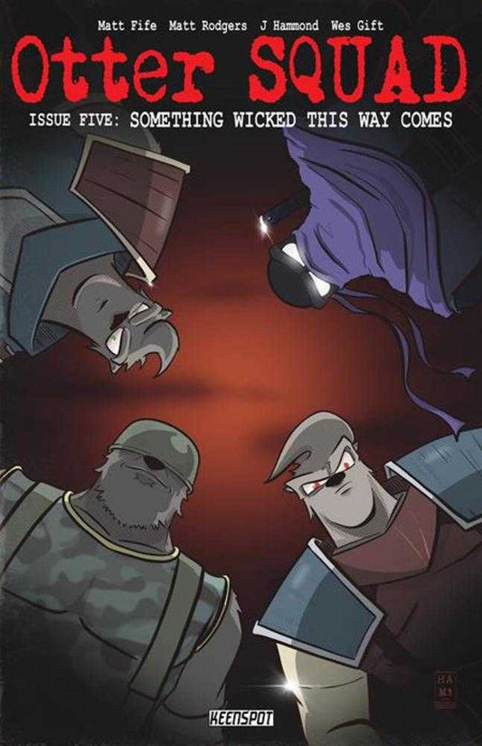 Otter Squad #5 Cover B J Hammond The Boys Homage Bagged With Trading Card Variant