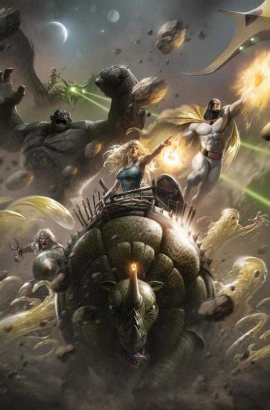 Space Ghost vs The Herculoids #1 Cover H Francesco Mattina Limited Full Art Variant