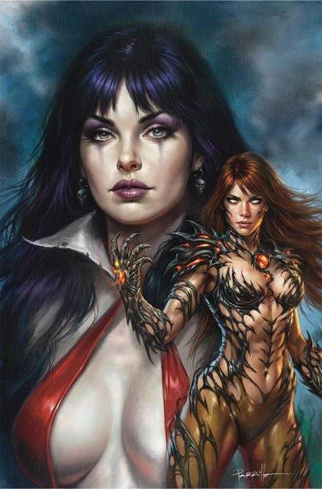 Vampirella X Witchblade Special #1 (One Shot) Cover G Lucio Parrillo Metal Premium Variant