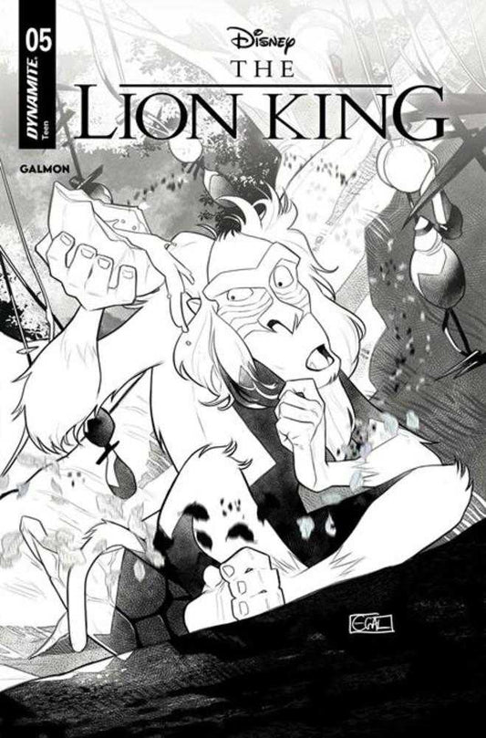 Lion King #5 Cover I Edwin Galmon Line Art Variant