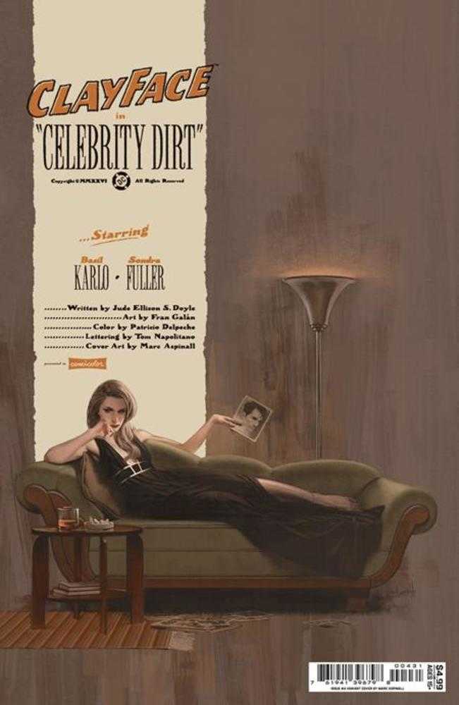 Clayface Celebrity Dirt #4 (Of 6) Cover C Marc Aspinall Card Stock Variant