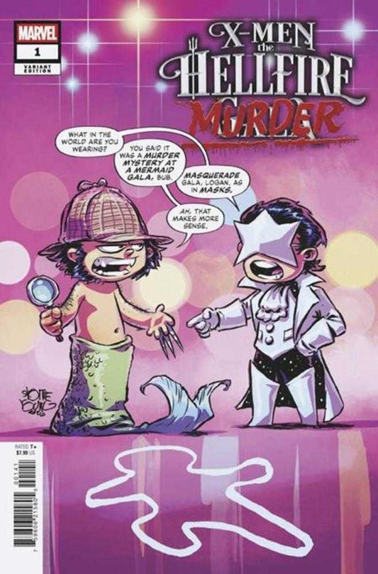 Df X-Men The Hellfire Murder #1 Skottie Young Variant Signed By Erica Schultz