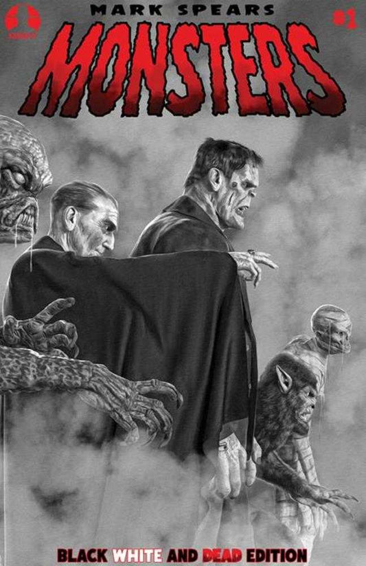 Mark Spears Monsters #1 7 Th Printing Black White & Dead Edition Cover A Mark Spears Blood Seekers