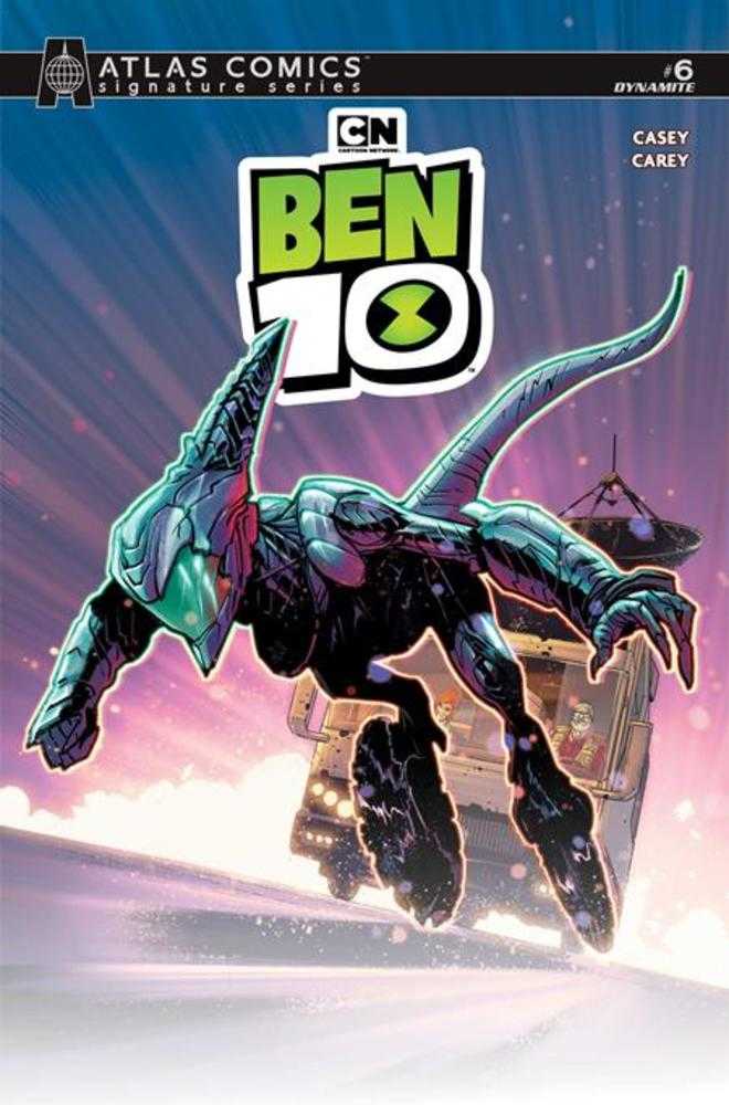 Ben 10 #6 Cover I Robert Carey Atlas Edition Signed By Joe Casey Variant