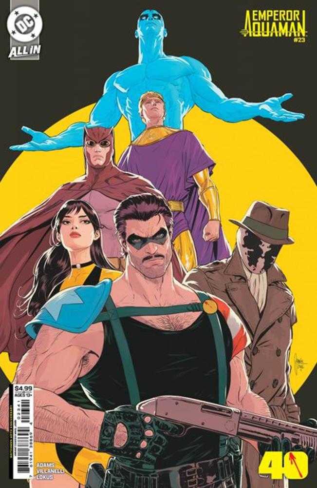 Emperor Aquaman #23 Cover D Mikel Janin Watchmen 40 Th Anniversary Card Stock Variant