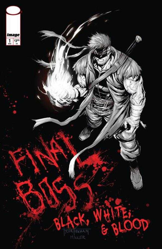 Final Boss #1 Black White And Blood Reprint Cover C Tyler Kirkham Graffiti Variant (Mature)