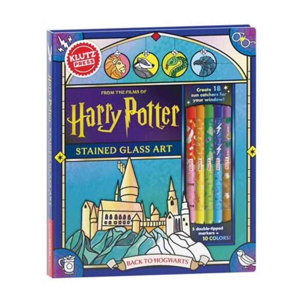 Harry Potter Stained Glass Hardcover Back To Hogwarts