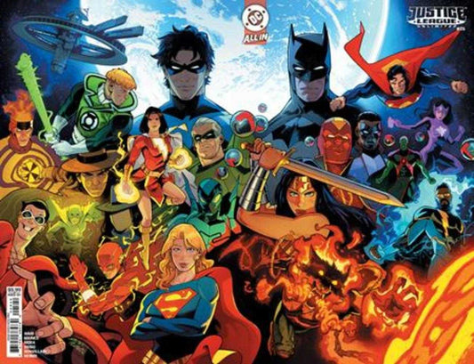 Justice League Unlimited #25 Cover I Rafael Perez Wraparound Card Stock Variant