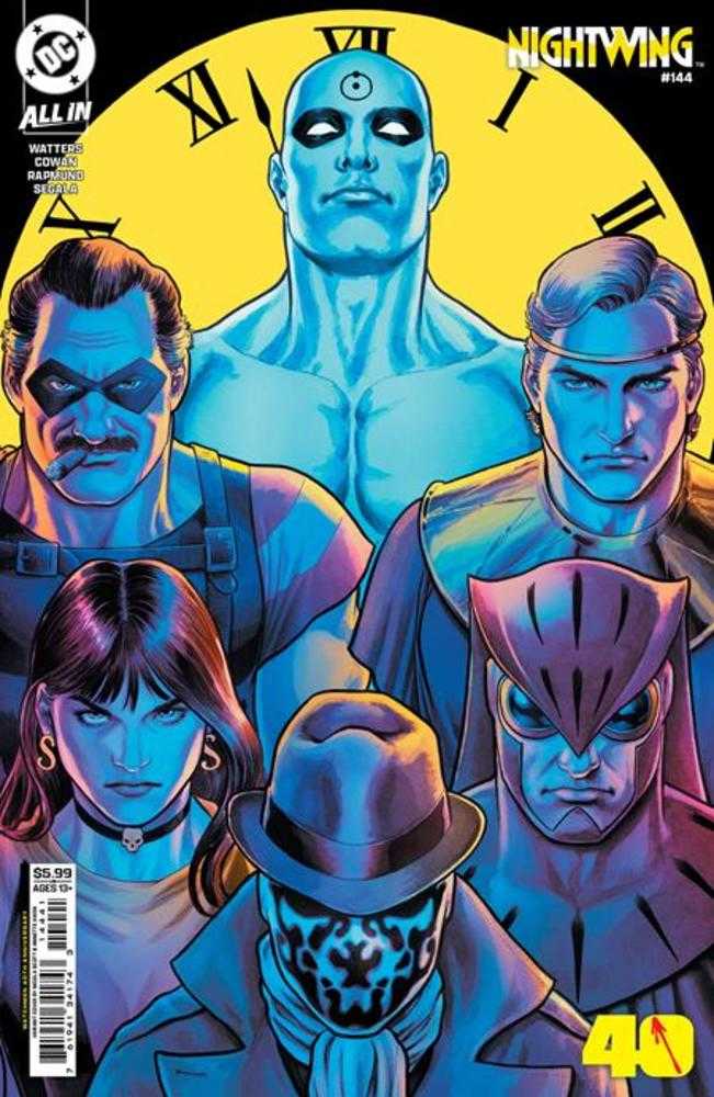 Nightwing #144 Cover D Nicola Scott Watchmen 40 Th Anniversary Card Stock Variant