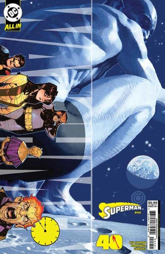 Superman #44 Cover E Chris Bachalo Watchmen 40 Th Anniversary Card Stock Variant