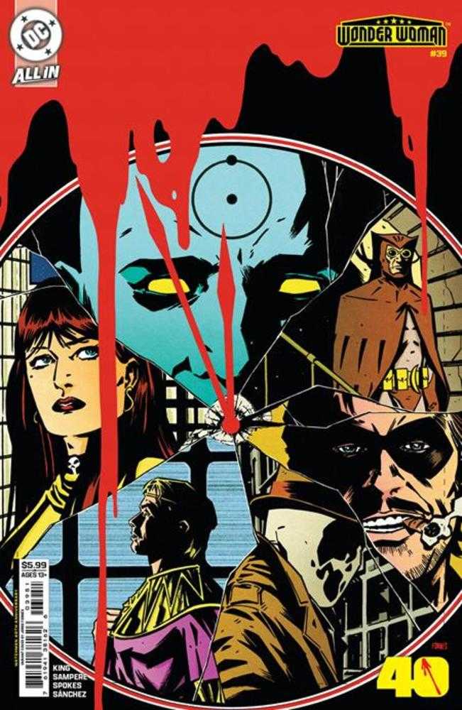 Wonder Woman #39 Cover E Jorge Fornes Watchmen 40 Th Anniversary Card Stock Variant