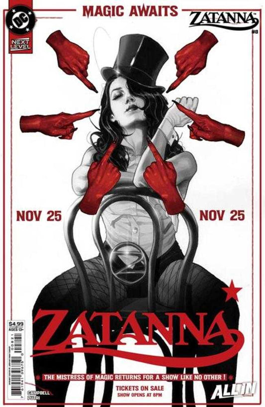 Zatanna (2026) #8 Cover B Joshua Sway Swaby Card Stock Variant