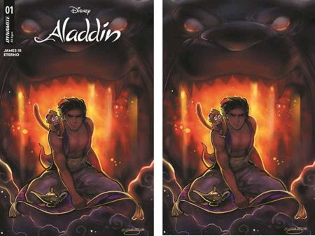 Aladdin #1 Cvrs V & W Sukesha Ray Trade Virgin Dynamite Com Exclusive (Bundle Of 2) Variant
