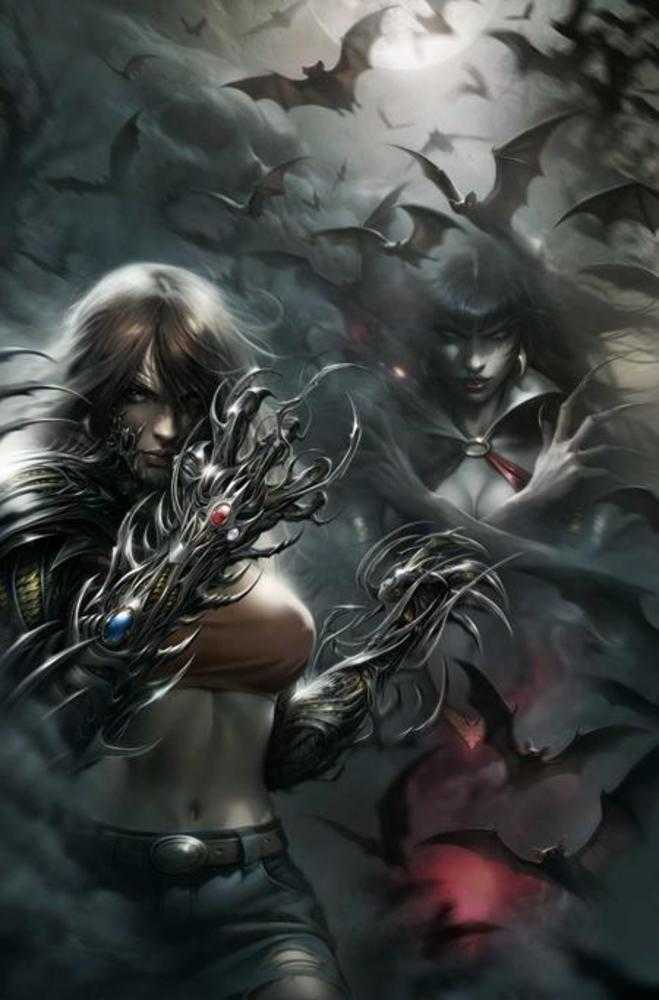 Vampirella X Witchblade Special #1 (One Shot) Cover P Francesco Mattina Foil Full Art Variant