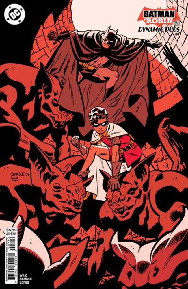 Batman & Robin Year One Dynamic Duos #1 (Of 12) 2nd Print Cover B Chris Samnee Card Stock Variant