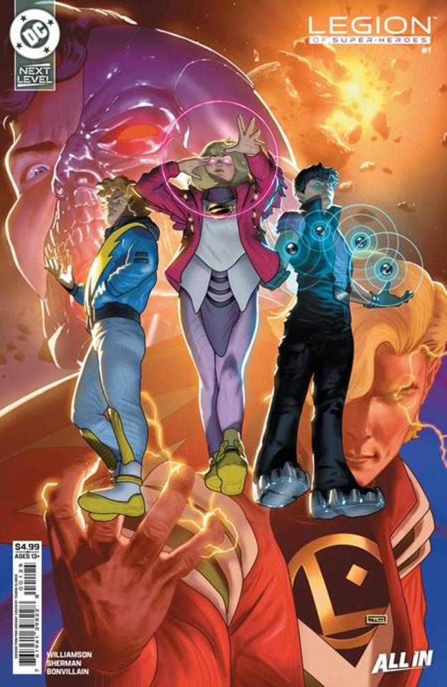 Legion Of Super Heroes #1 2nd Print Cover B Taurin Clarke Cardstock Variant