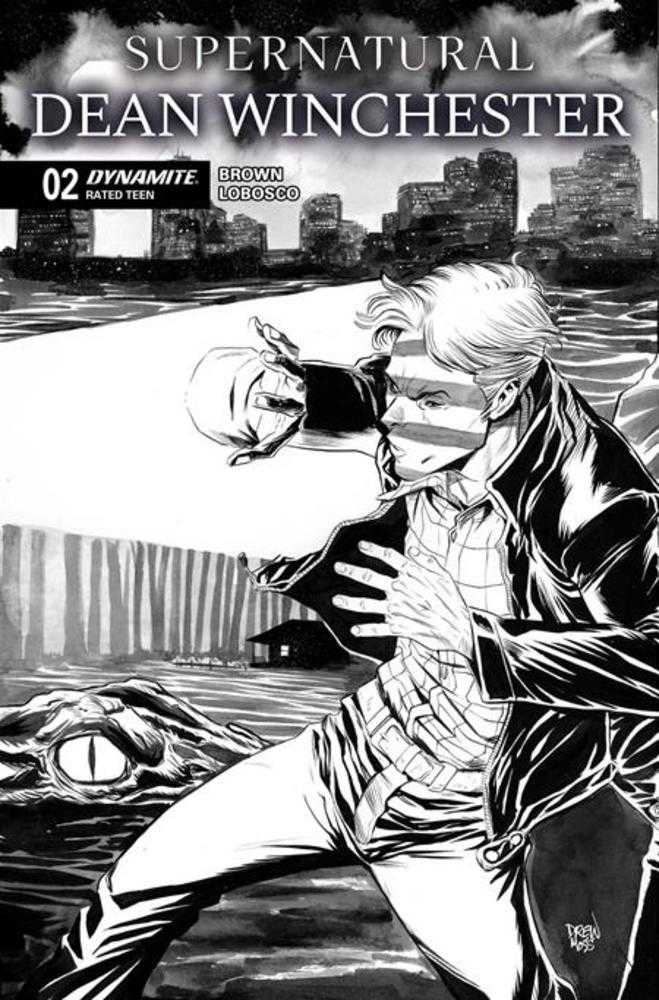 Supernatural Dean Winchester #2 Cover K Drew Moss Line Art Variant