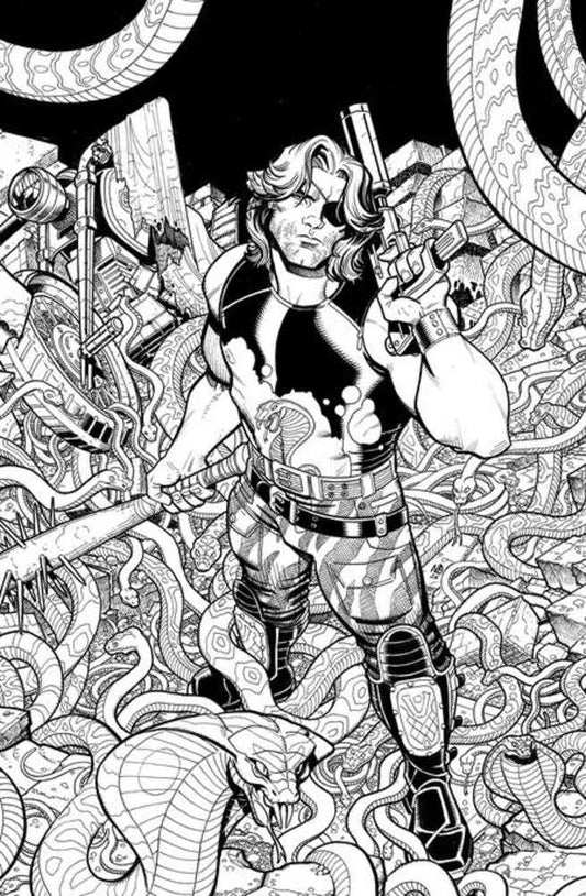 Escape From New York Escape From Chicago #1 2nd Printing Cover B Nick Bradshaw Jim Charalampidis Black & White Variant