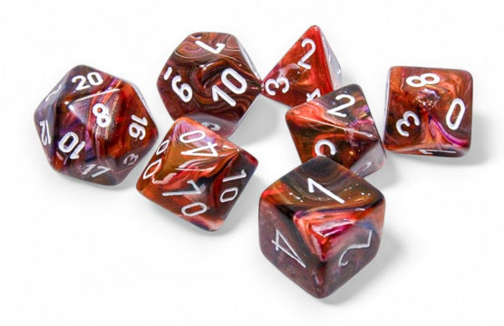 Chessex Dice - Festive Symphony/White