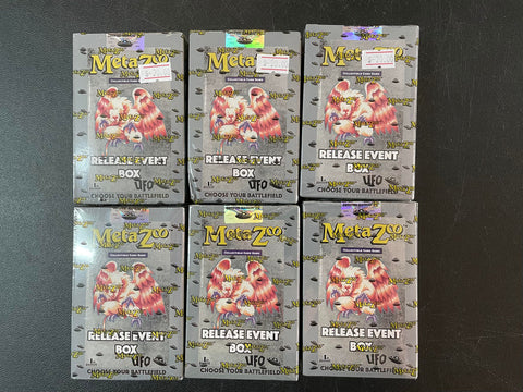 6 Factory Sealed MetaZoo UFO First Edition Release Decks