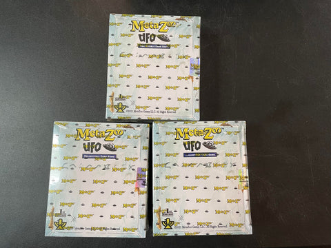 3x Factory Sealed MetaZoo UFO First Edition Spellbook