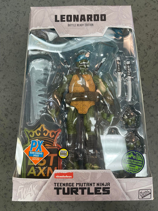 SDCC 2023 Teenage Mutant Ninja Turtles Bst Axn Comic Previews Exclusive 5in Leonardo