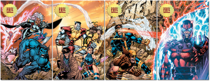 [4 PACK 🚨 Limited Edition! 🚨] [FOIL] X-Men 1991 #1 Facsimile Edition Unknown Comics Jim Lee Exclusive Connecting Cover Var (02/12/2025)