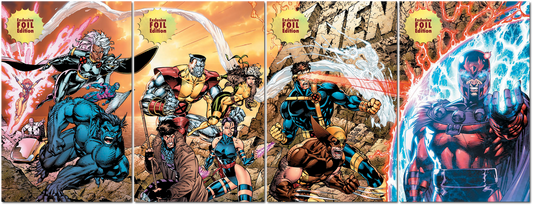 [4 PACK 🚨 Limited Edition! 🚨] [FOIL] X-Men 1991 #1 Facsimile Edition Unknown Comics Jim Lee Exclusive Connecting Cover Var (02/12/2025)