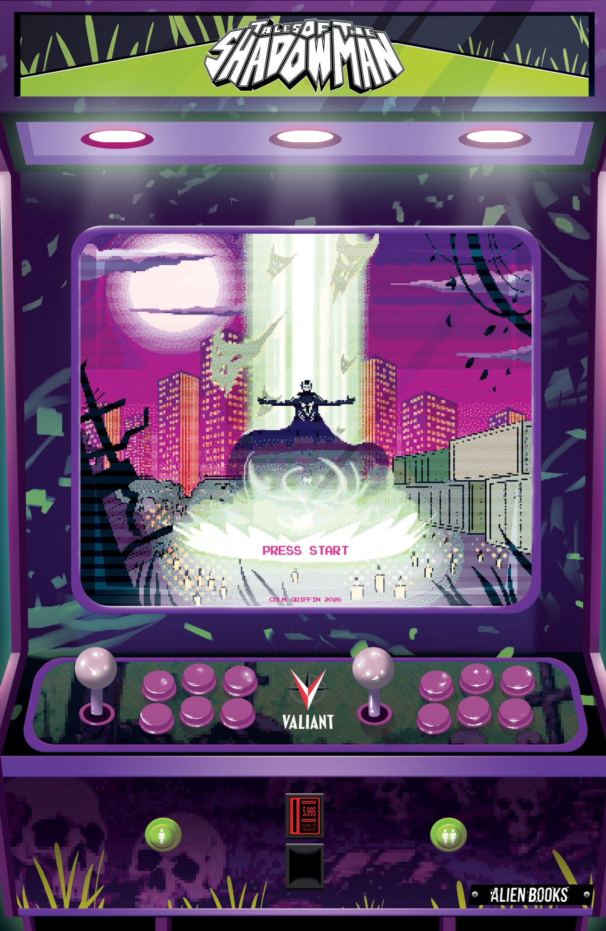 Valiant Beyond: Tales Of The Shadowman Finale  Darque Legacy Variant C (Griffin Full Art Arcade Variant)