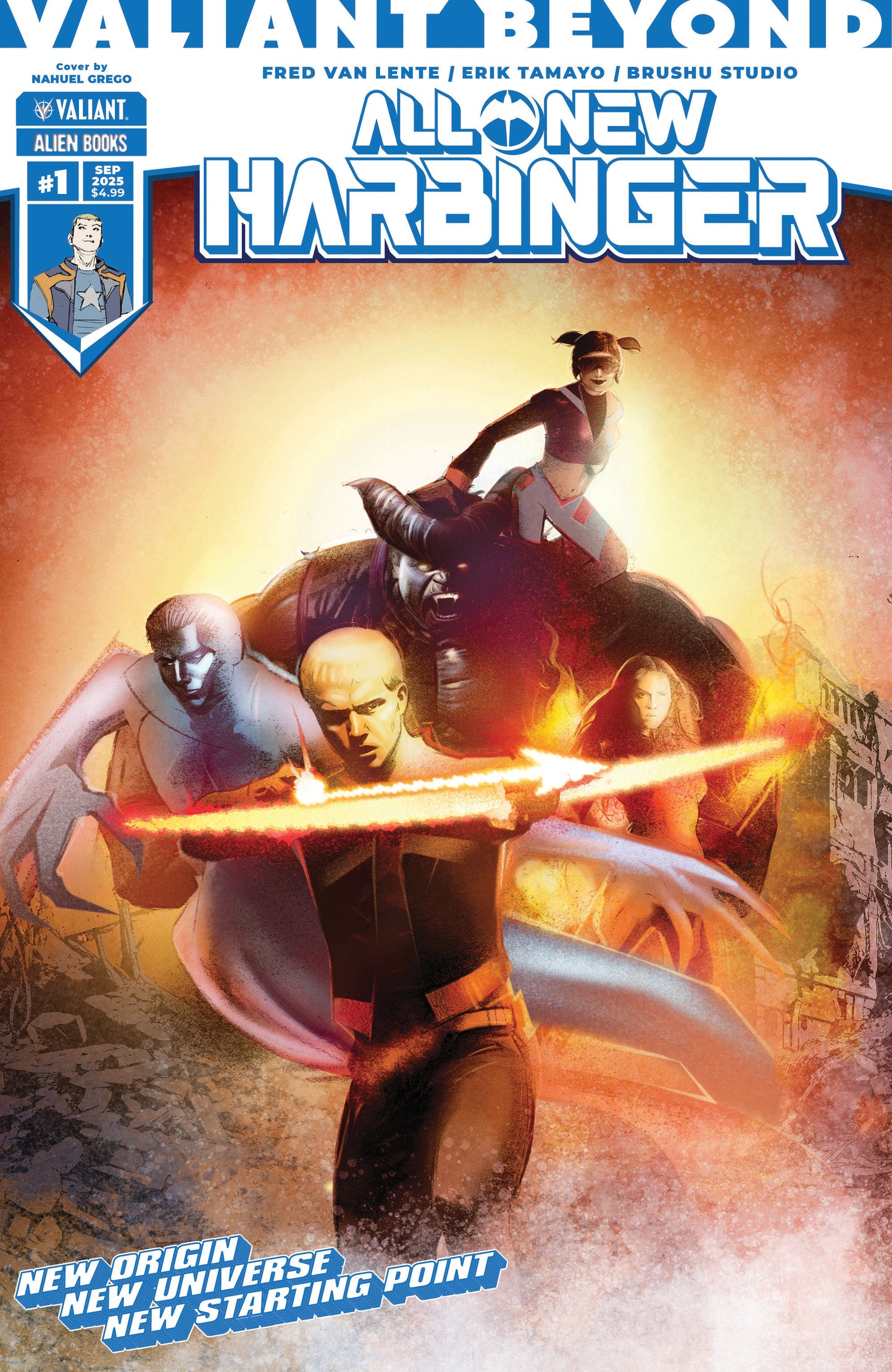 Valiant Beyond: All New Harbinger #1 Variant C (Calero Connecting Variant)