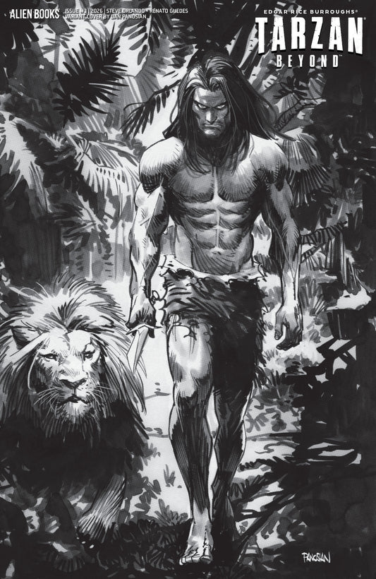 Tarzan Beyond #3 Variant D (Panosian Black & White)