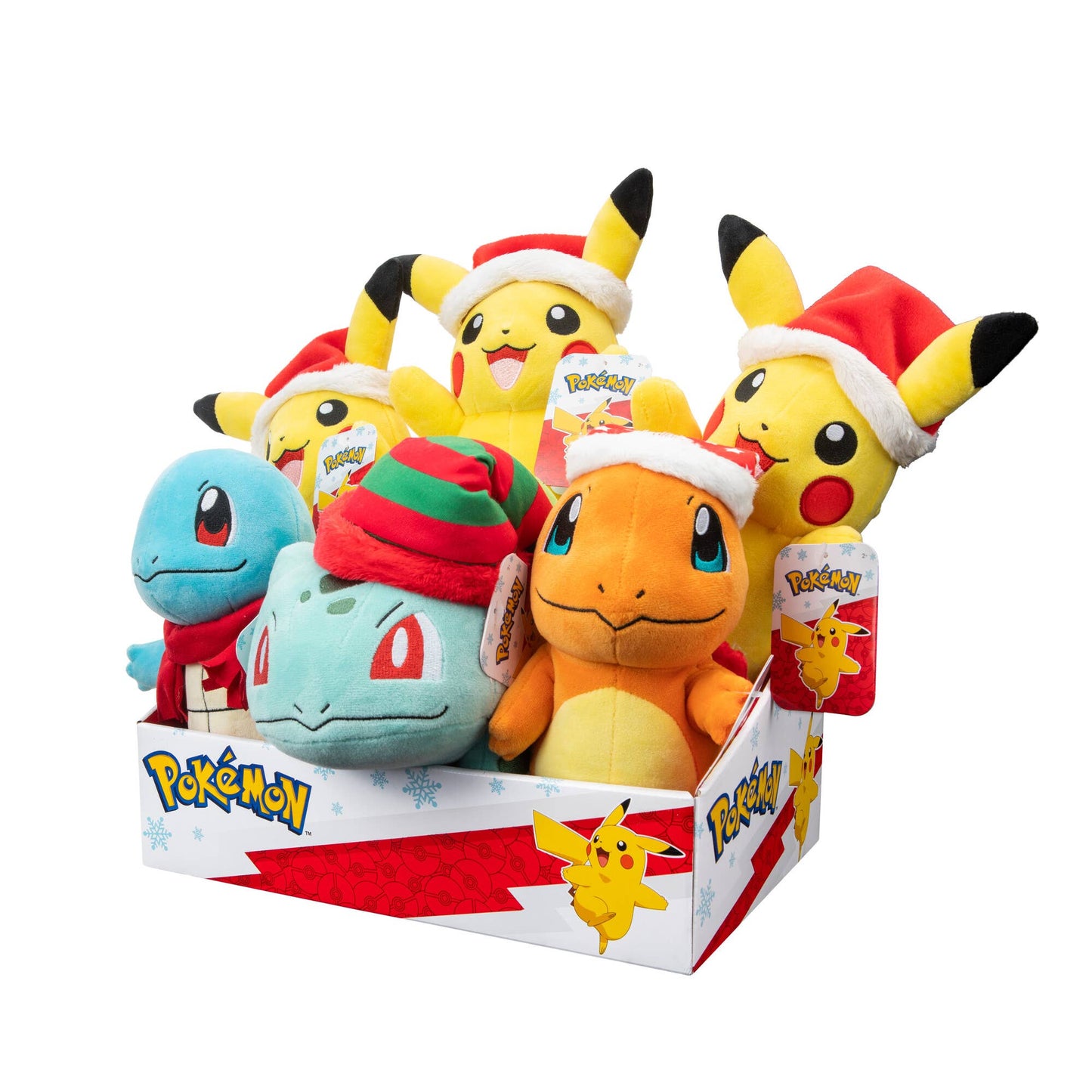 Pokemon 8in Holiday Plush Assortment in 6pc Display