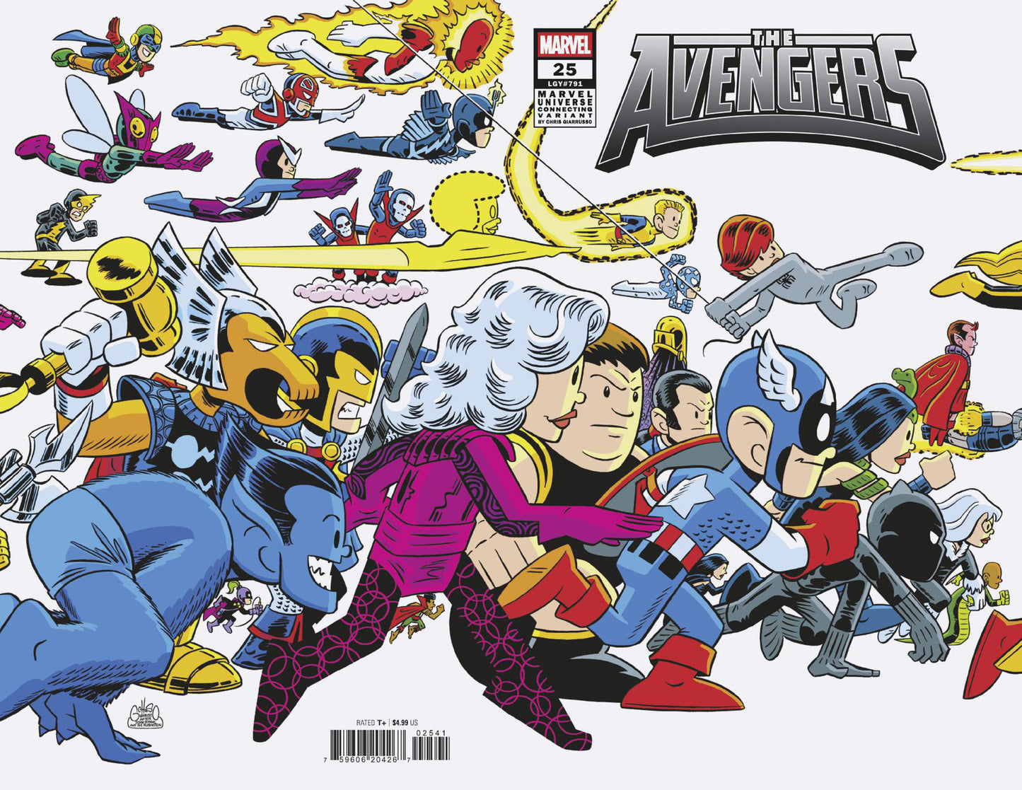 Avengers #25 Chris Giarrusso Marvel Universe Connect Variant B