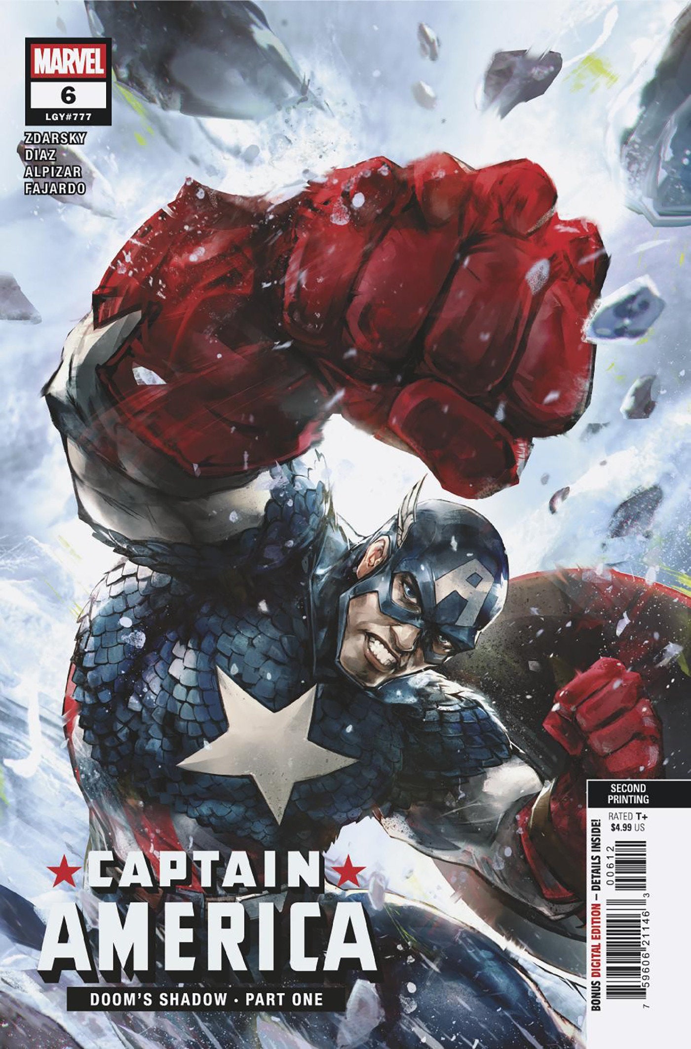 Captain America #6 Ivan Tao 2nd Printing Variant