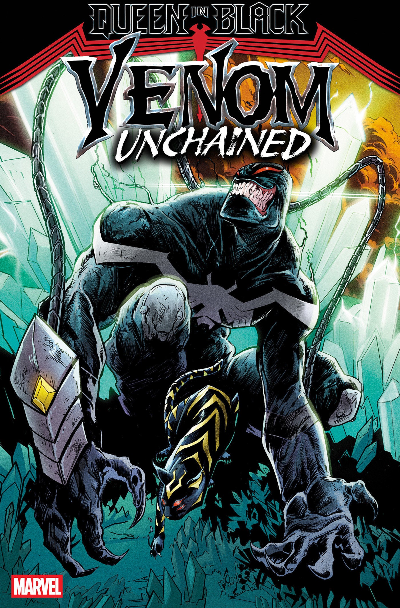 Queen In Black: Venom Unchained #3 Adam Pollina Variant [Qib]