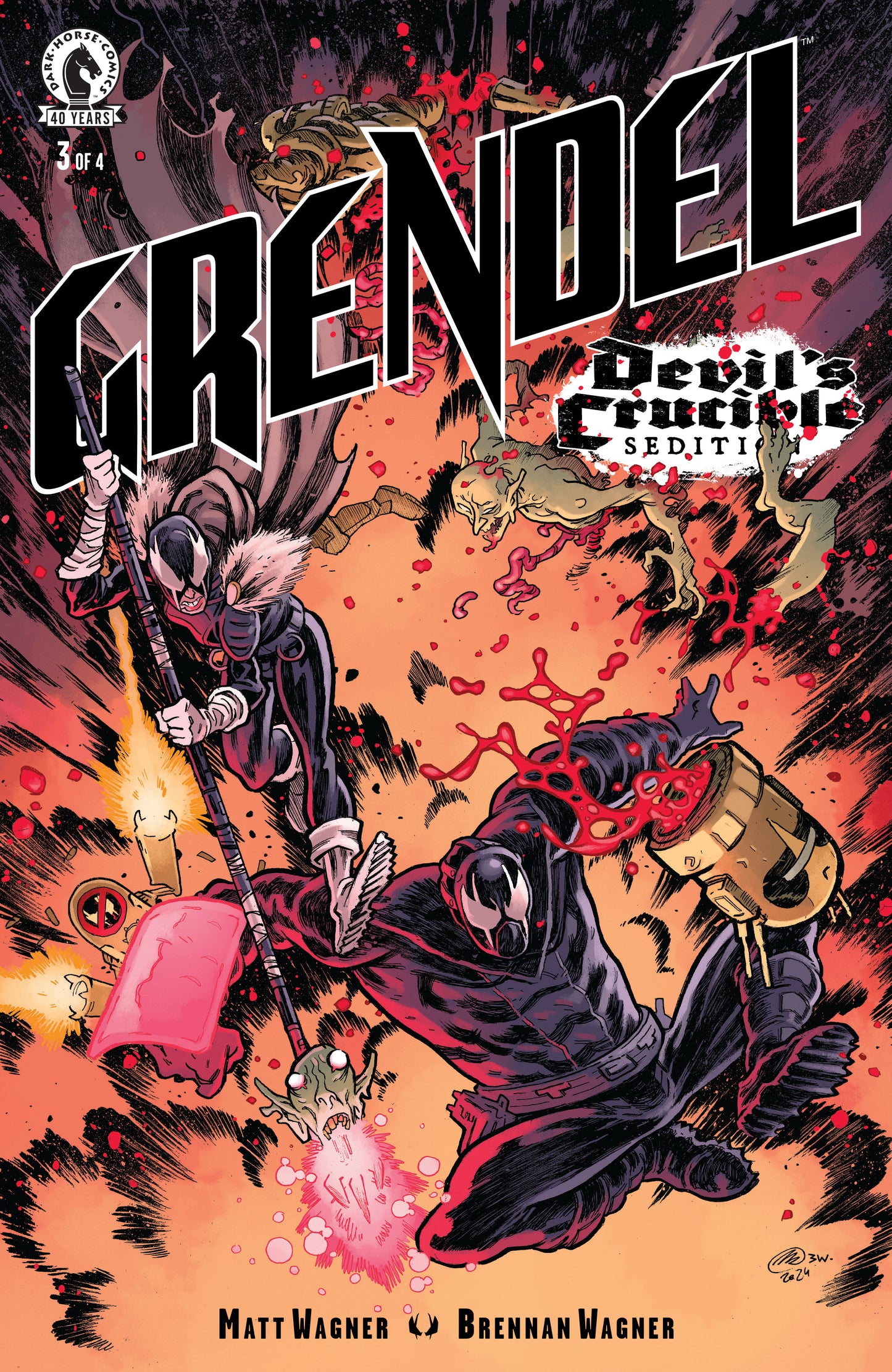 Grendel: Devil's Crucible  Sedition #3 (Cover B) (Mark Laszlo)