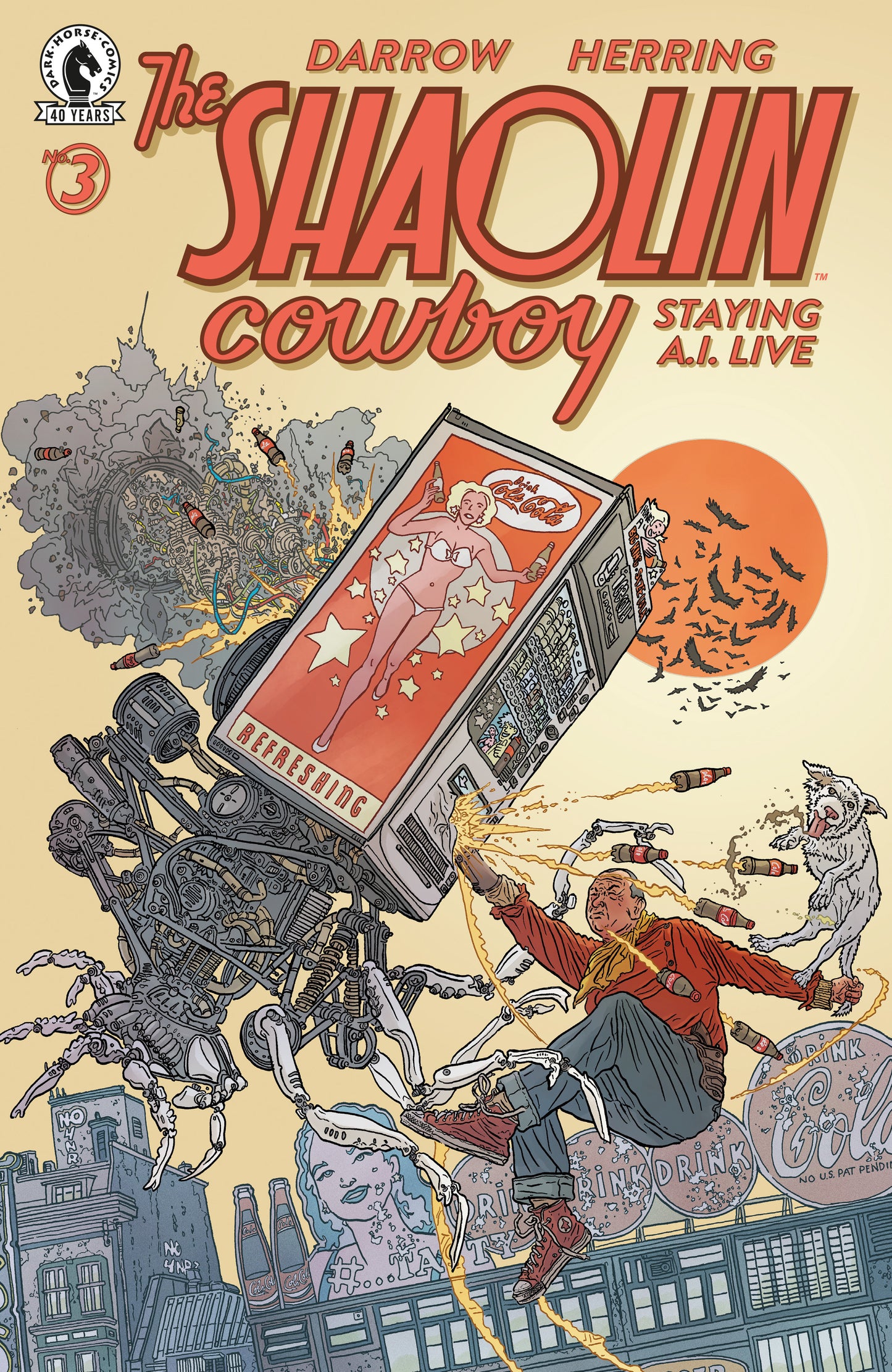 Shaolin Cowboy: Staying A.I.Live #3 (Cover A) (Geof Darrow)