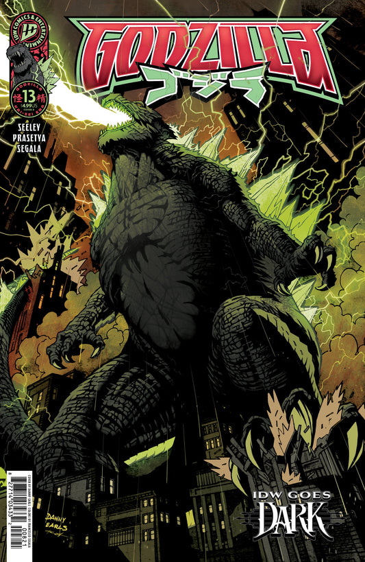 Godzilla [Kai Sei Era] #13 Variant D (Earls Idw Goes Dark Variant)