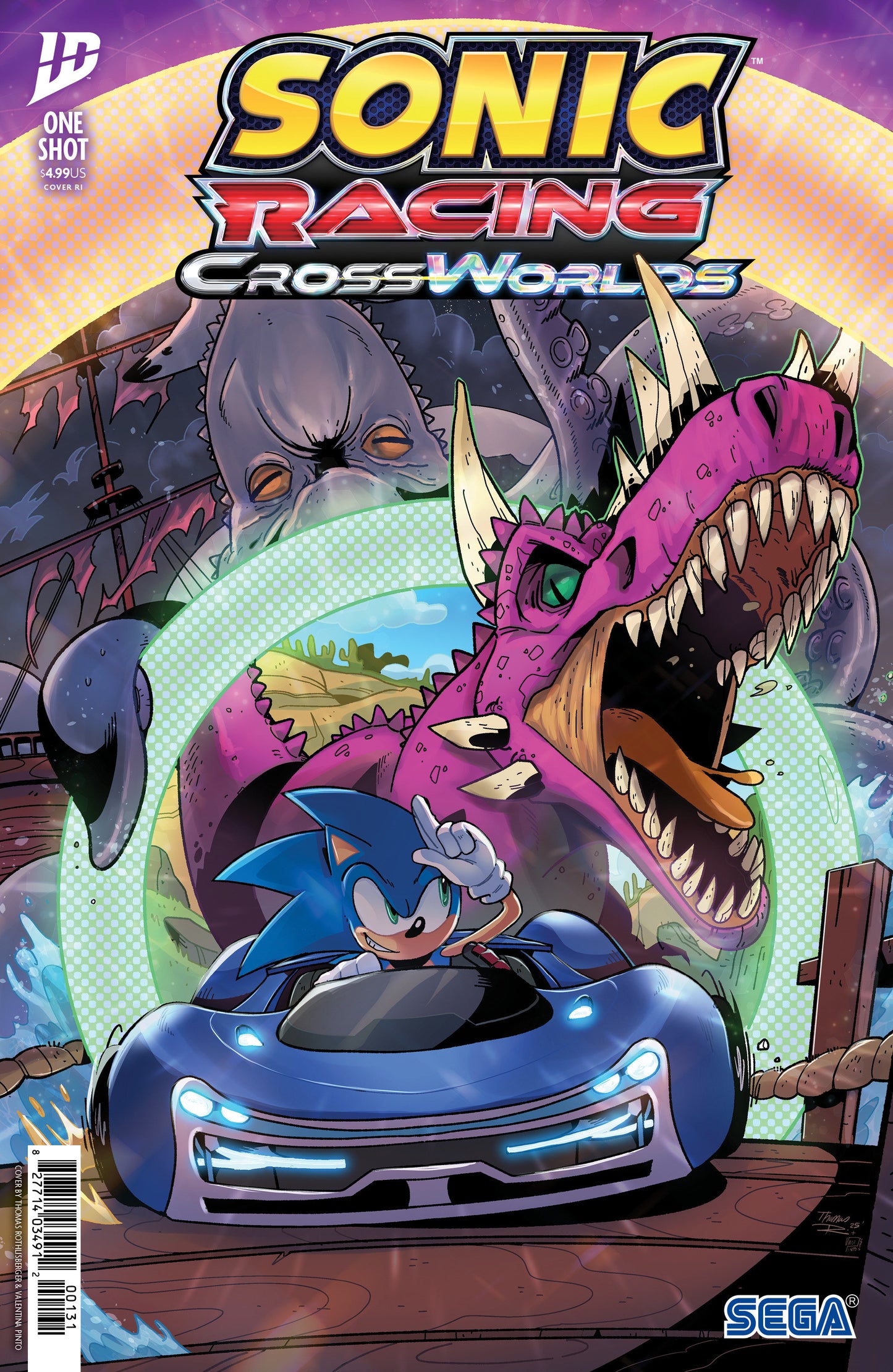 Sonic The Hedgehog: Sonic Racing Cross Worlds Variant 1:10 (Rothlisberger)