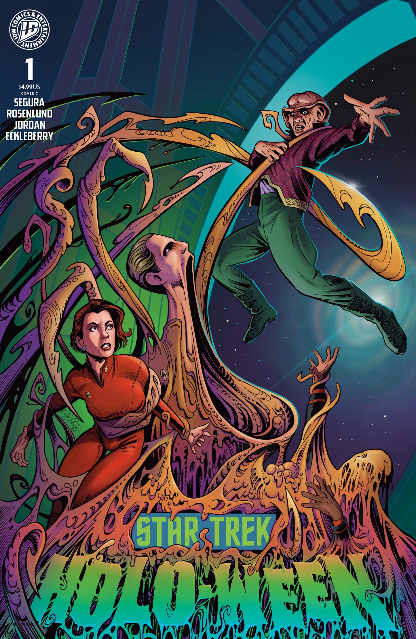 Star Trek: Holo Ween II #1 Variant C (Price Idw Goes Dark Variant)