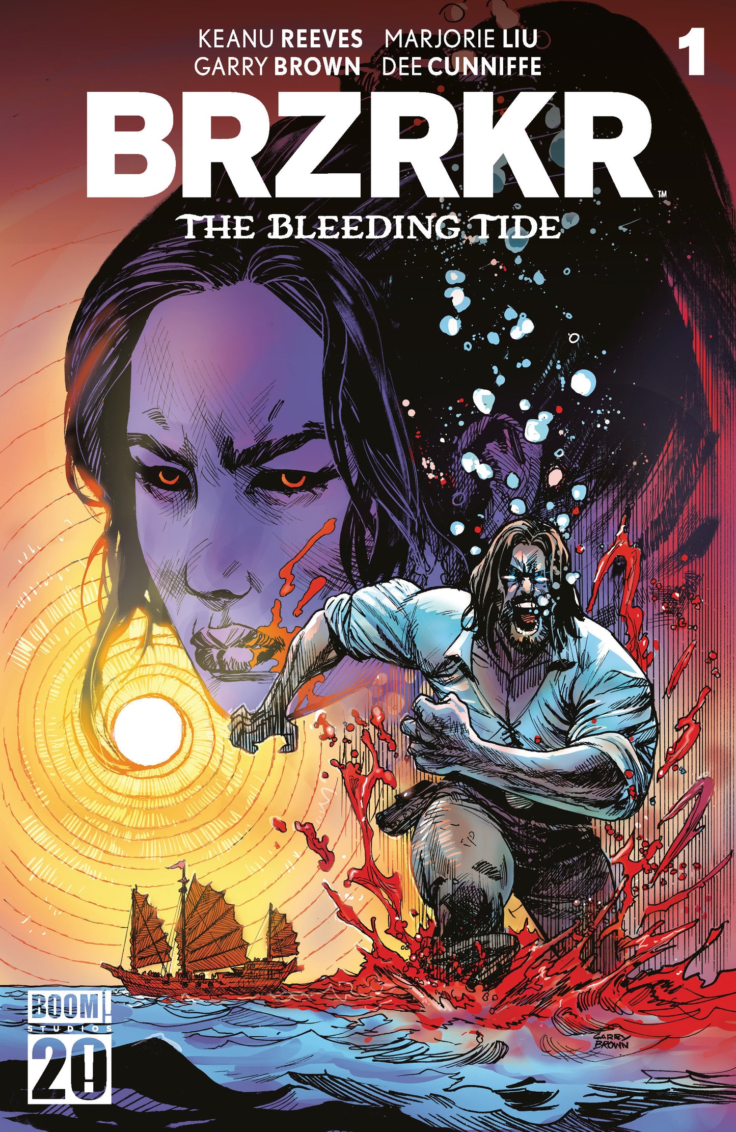 BRZRKR: The Bleeding Tide #1 D Variant (Dressed, Foil, Brown)