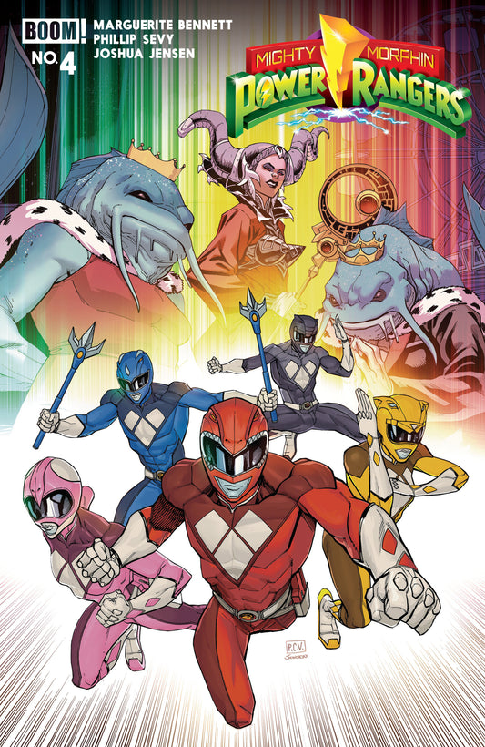 Mighty Morphin Power Rangers (2026) #4 B Variant (Dressed, Sevy)