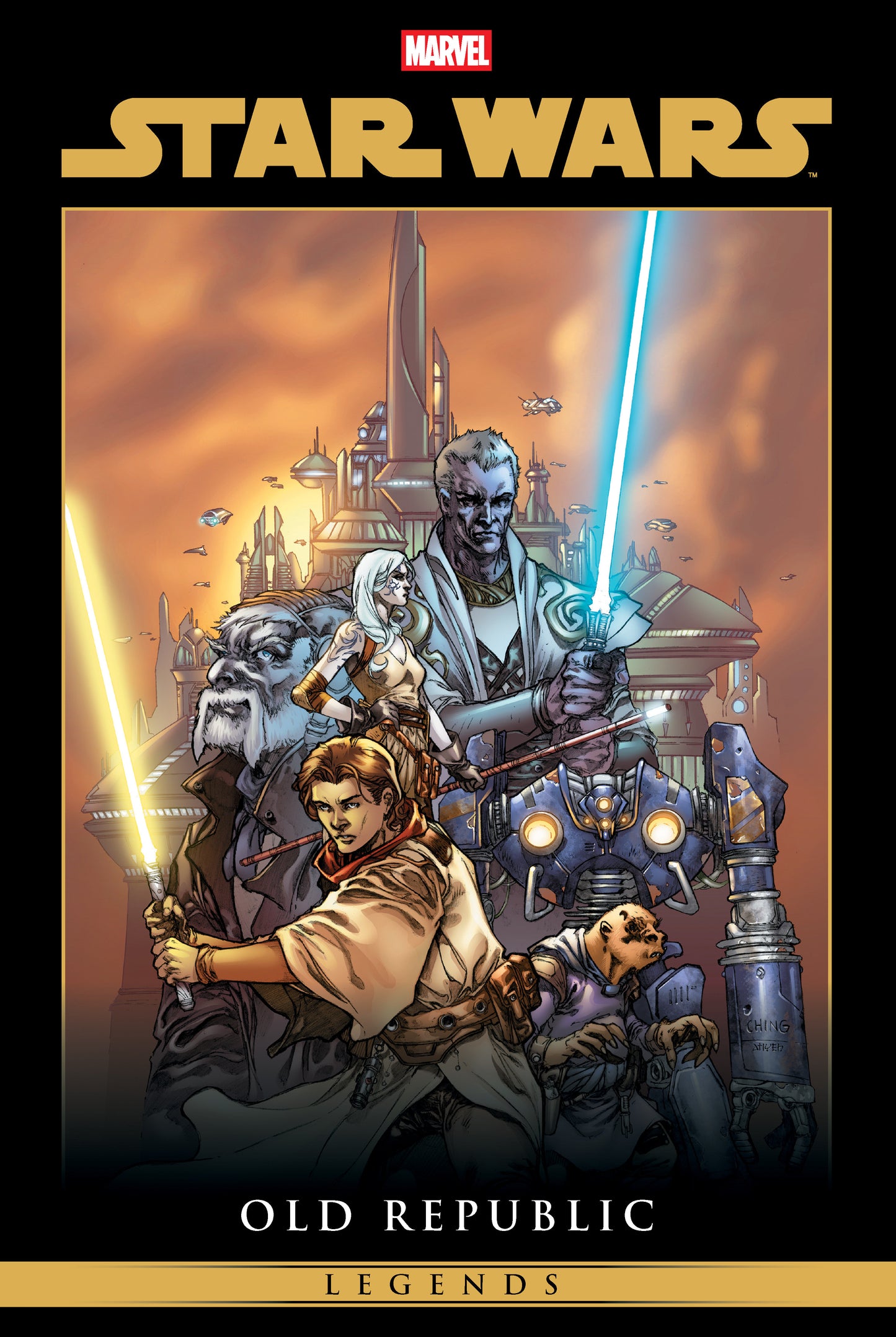 Star Wars Legends Old Republic Omnibus Hardcover Volume 01 Ching Cover