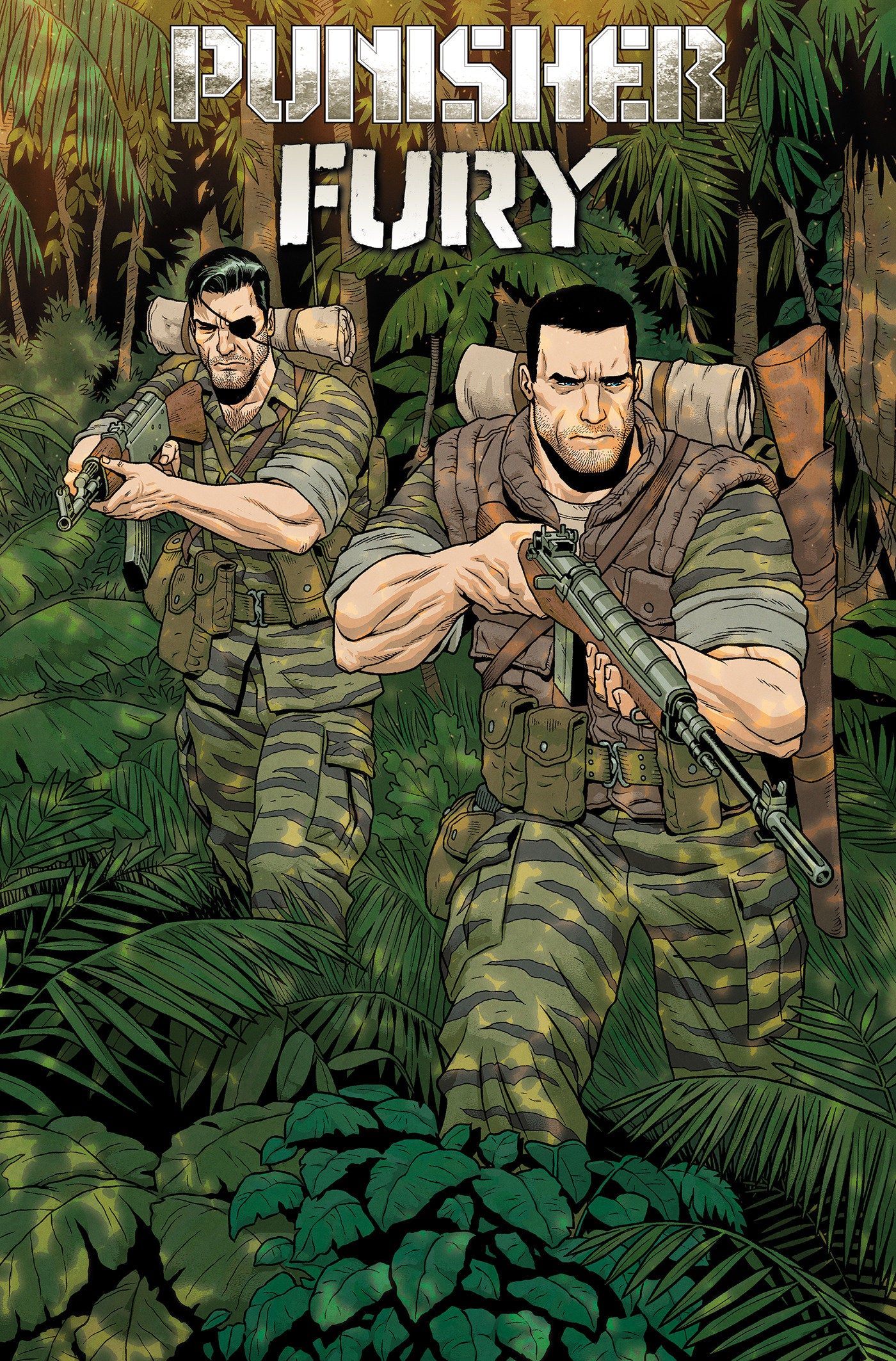 Punisher & Fury Max By Garth Ennis Omnibus Variant Jacen Burrows Cover [Direct Market Only]